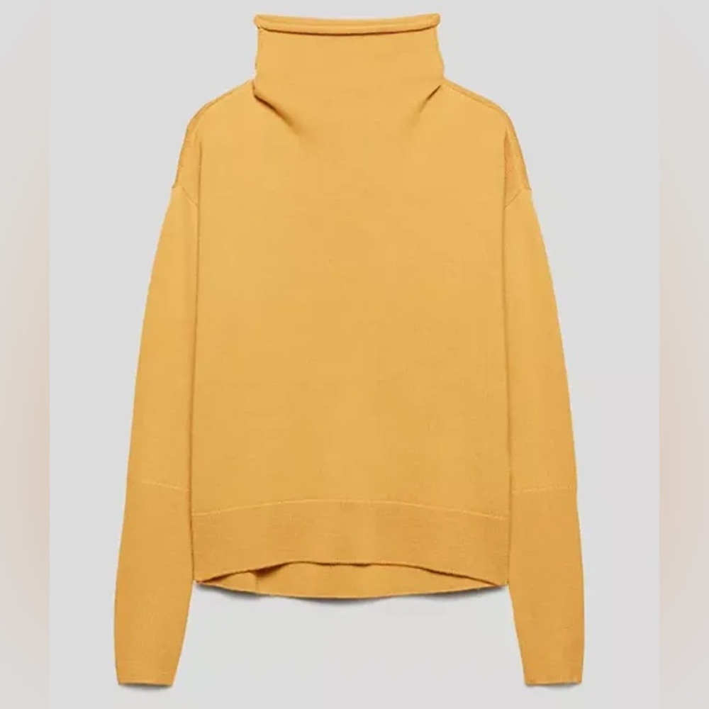 Wilfred Mustard Yellow Turtleneck Sweater